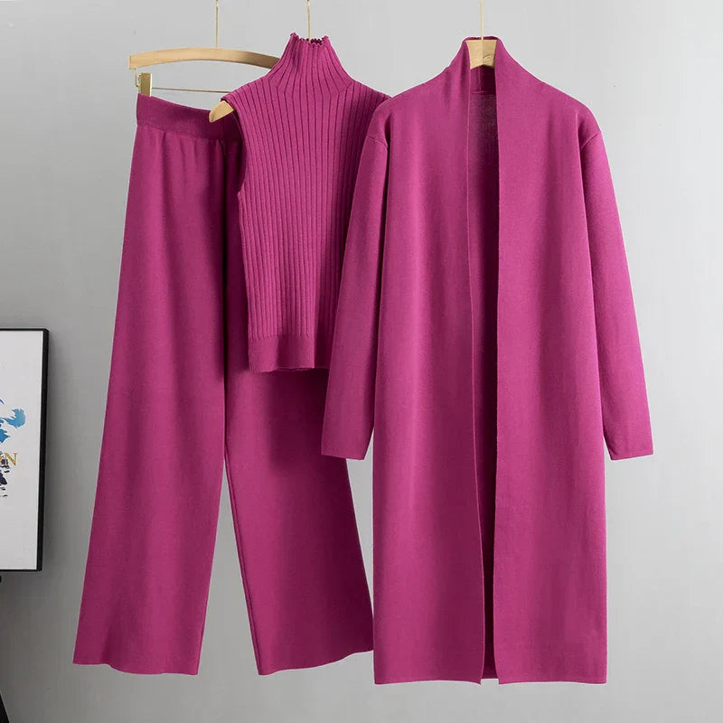 Jillie™ Ensemble Confortable en Trois Pièces | Style Sans Effort