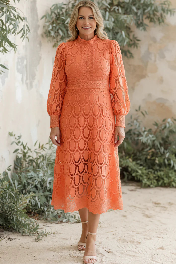 VALENTINA – LACE MIDI DRESS