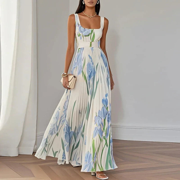 Clara - Elegant Floral Long Dress