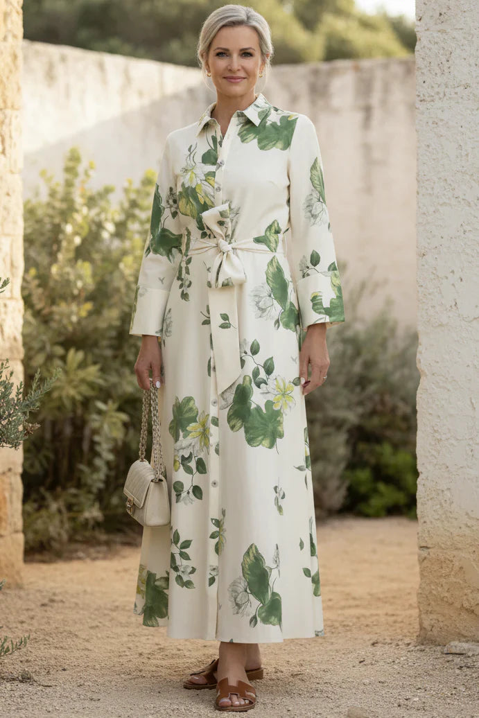 AMARA - ELEGANT FLORAL DRESS