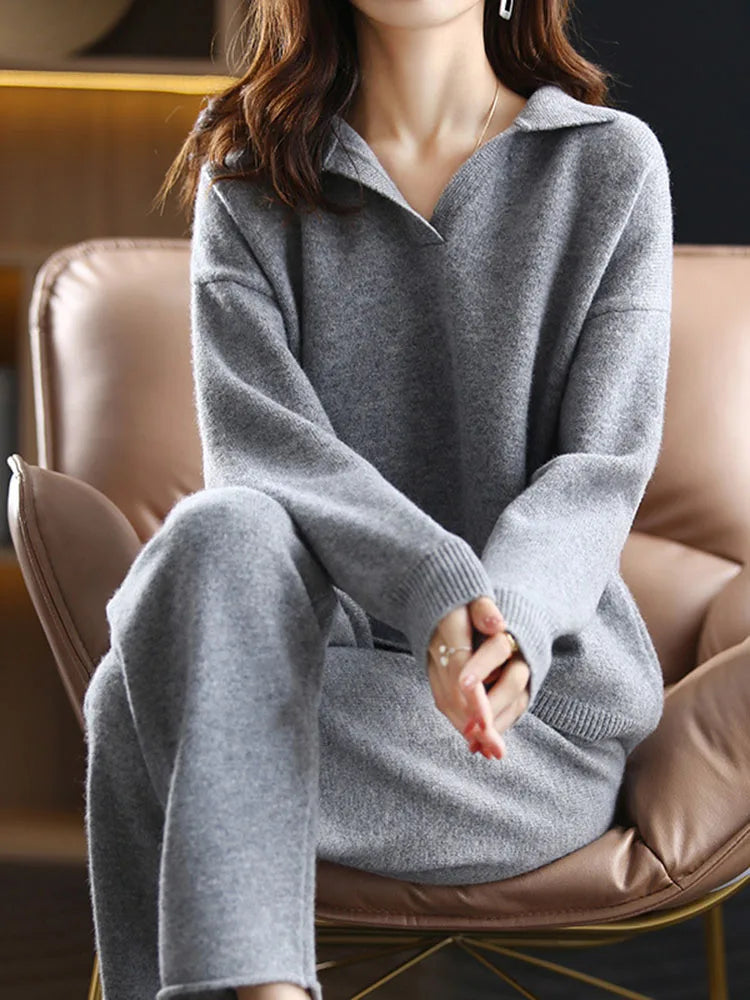 Grace | Ensemble Lounge en Maille Polo