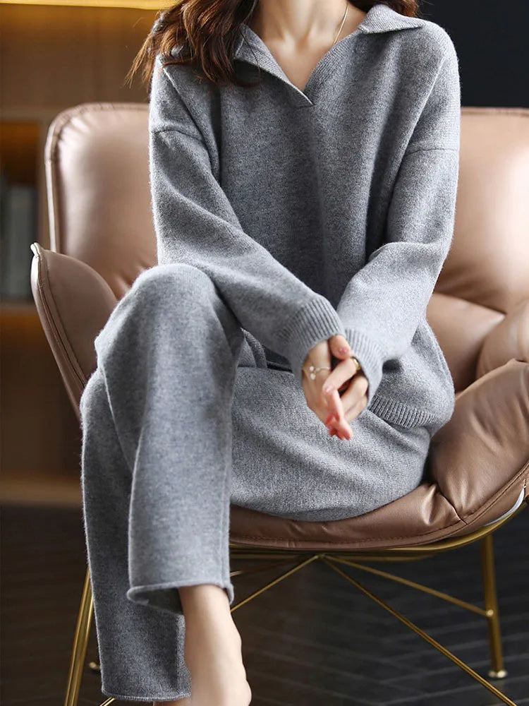 Grace | Ensemble Lounge en Maille Polo