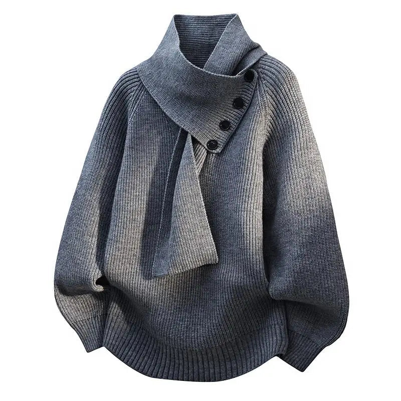 Arielle™ | Pull Confort à Col Écharpe