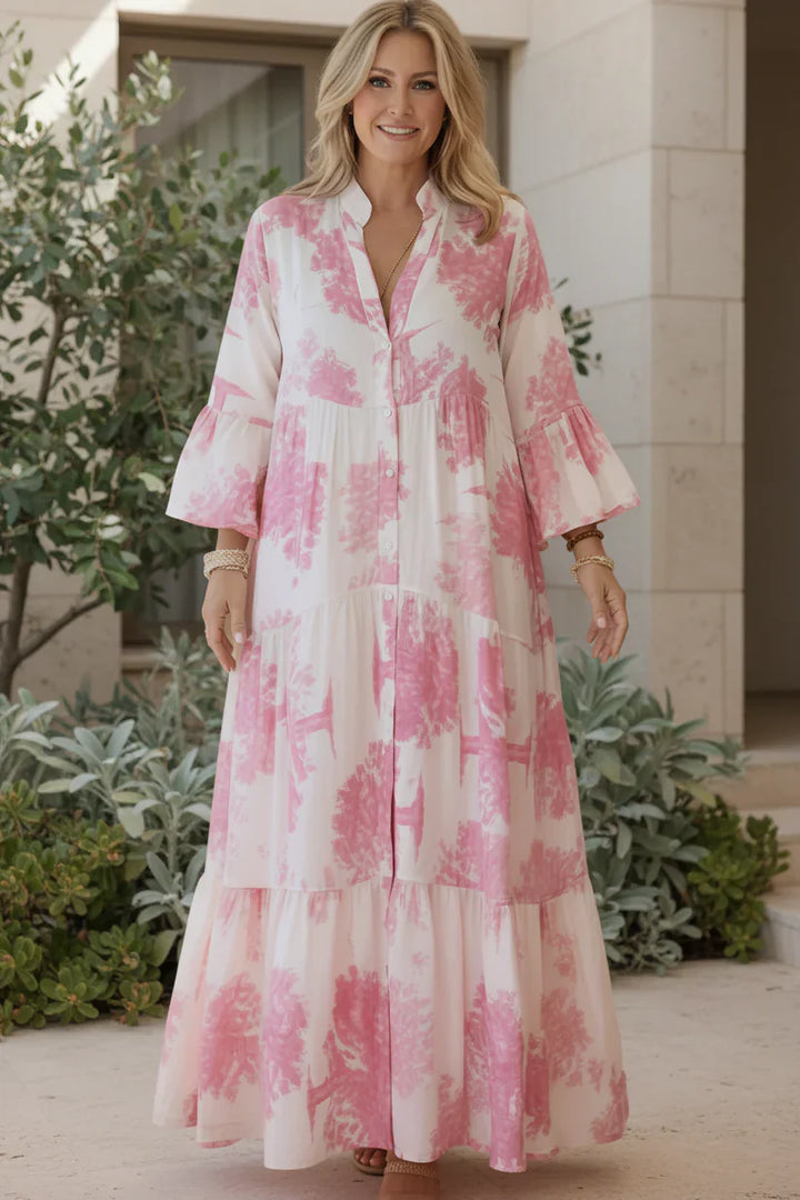 OLIVIA - BOTANICAL MAXI DRESS