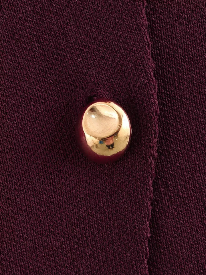 CLAIRE™ | Cardigan Asymétrique Élégant à Boutons