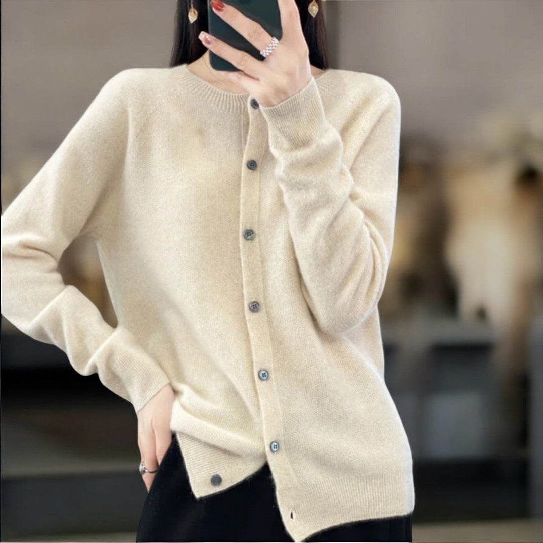 ANGELICA | Cardigan doux avec boutons