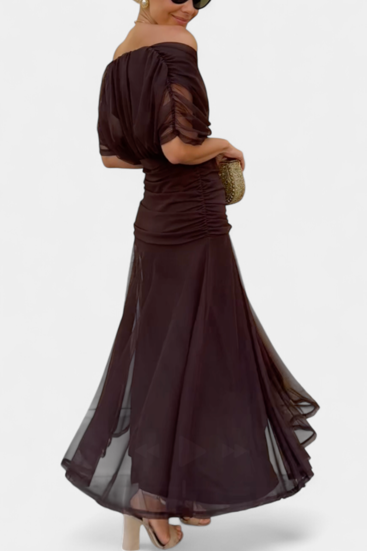 Sophia - Elegant Tummy-Concealing Pleated Dress