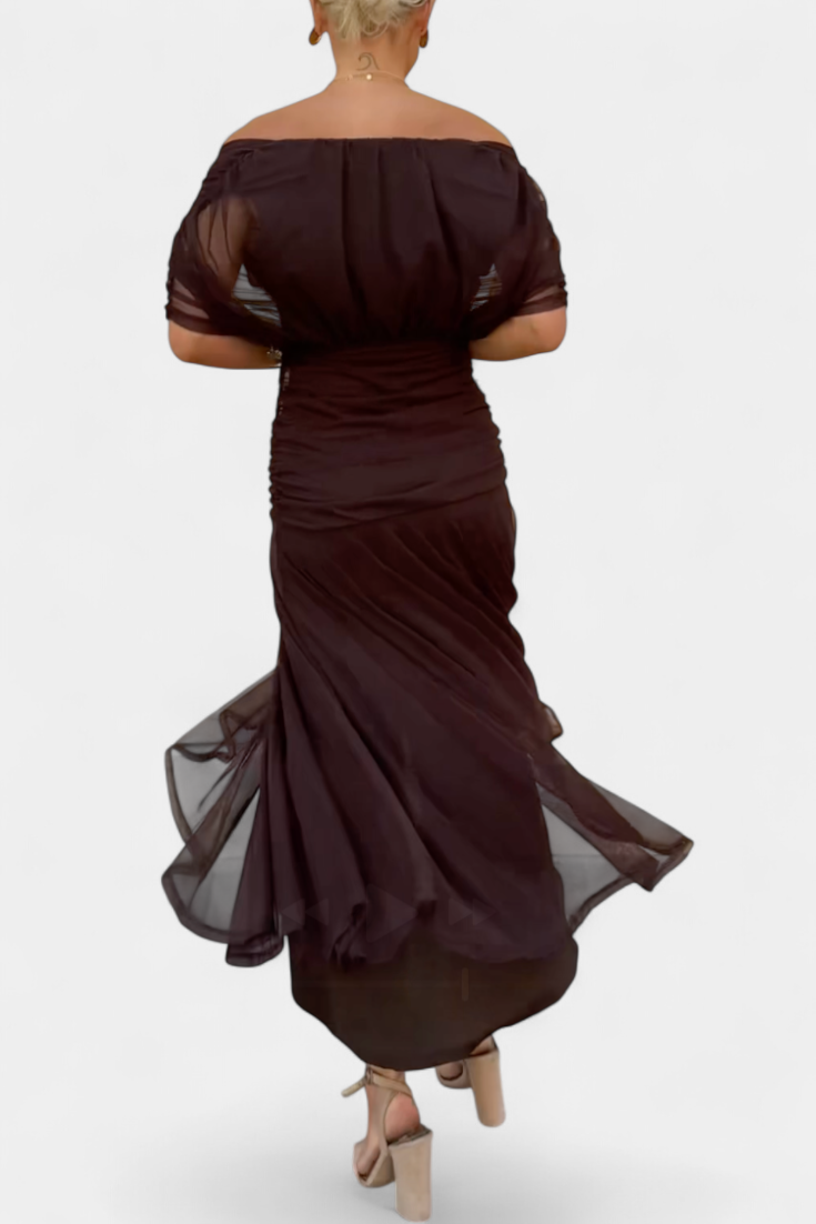 Sophia - Elegant Tummy-Concealing Pleated Dress