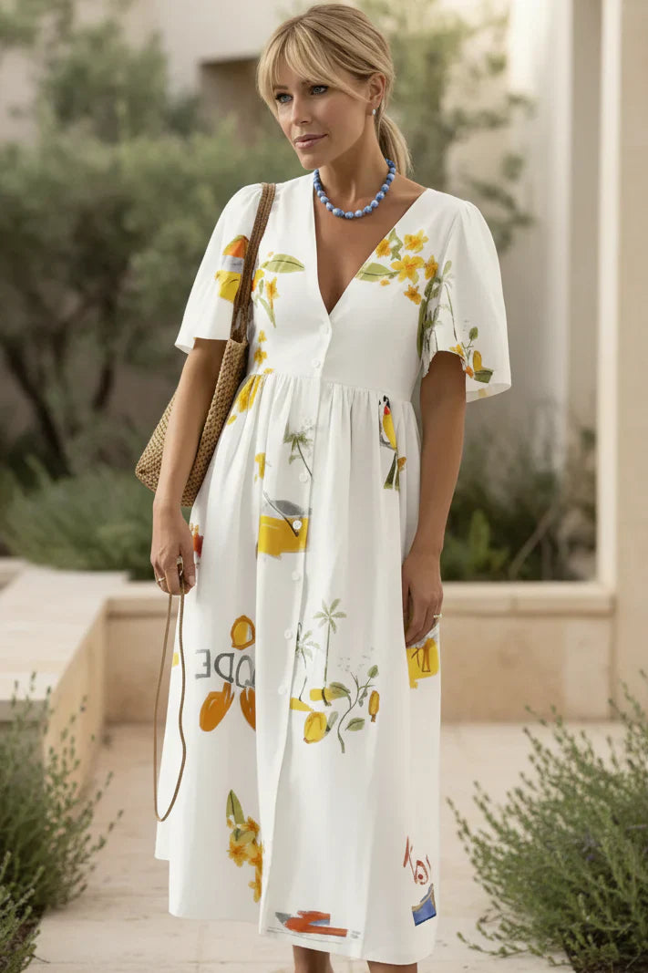 MAEVE – GARDEN BREEZE MIDI DRESS