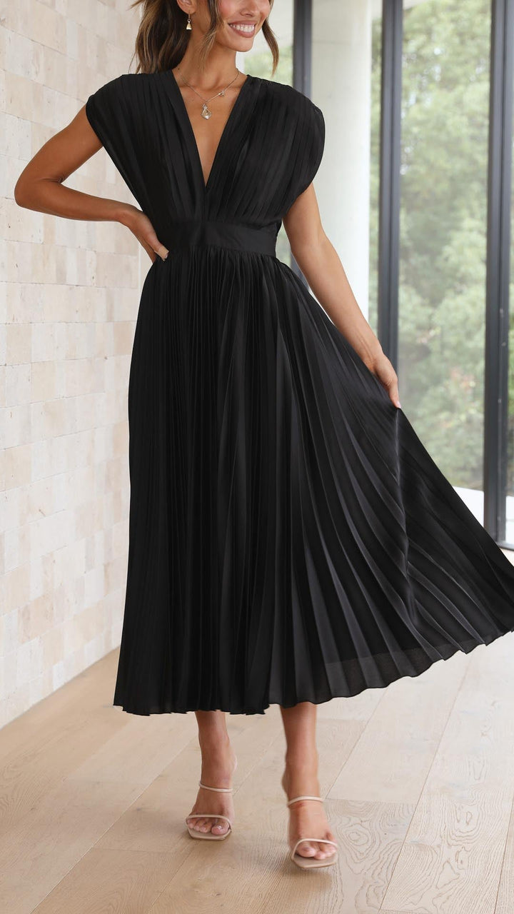MARIA | Robe plissée élégante