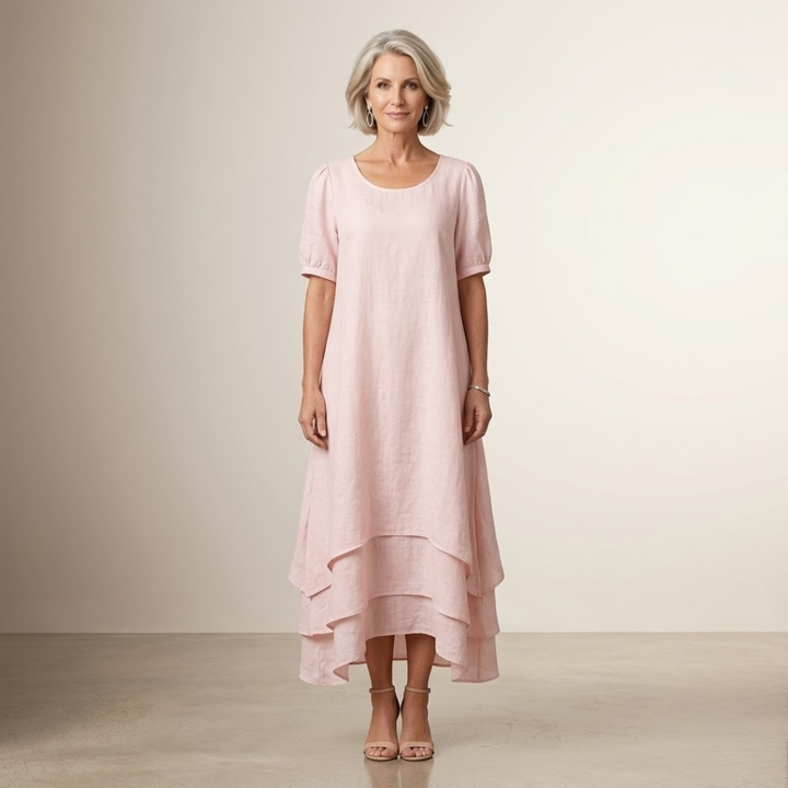 Rose - Flowing Tiered Maxi Dress