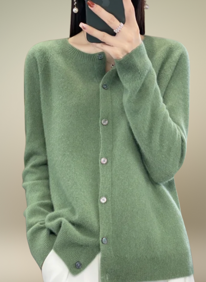 ANGELICA | Cardigan doux avec boutons