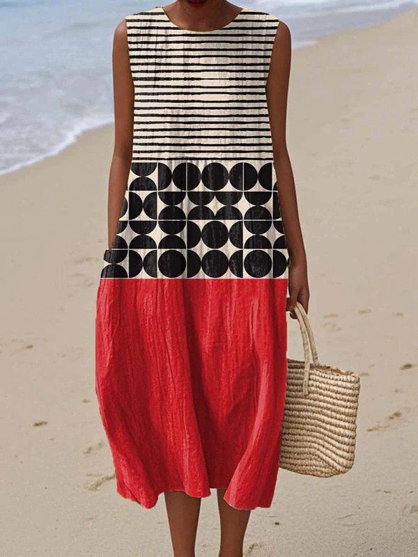 Robe Midi Colorblock Jane™