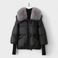 Lucyna – Elegant Jacket with Faux Fur