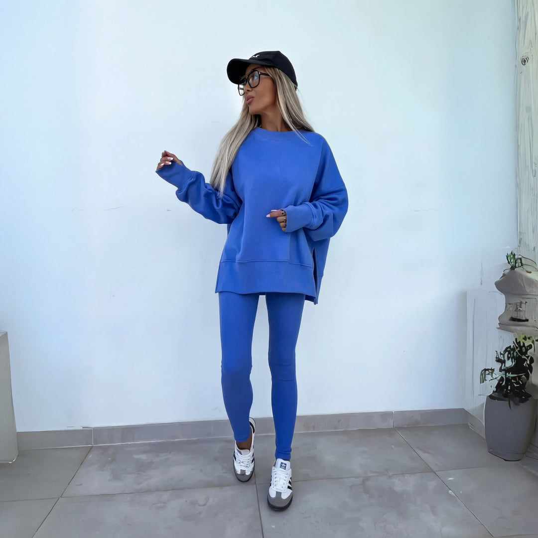 YACHI™ – Ensemble Décontracté Sweat à Manches Longues & Pantalon