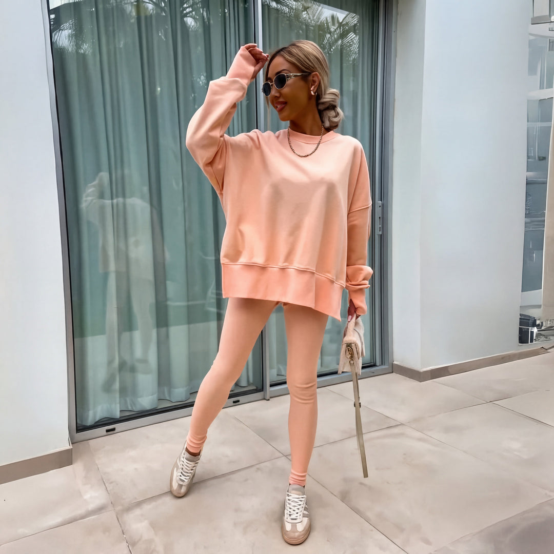 YACHI™ – Ensemble Décontracté Sweat à Manches Longues & Pantalon