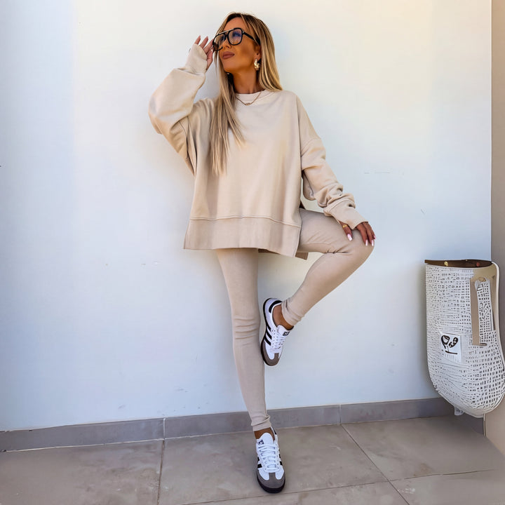 YACHI™ – Ensemble Décontracté Sweat à Manches Longues & Pantalon