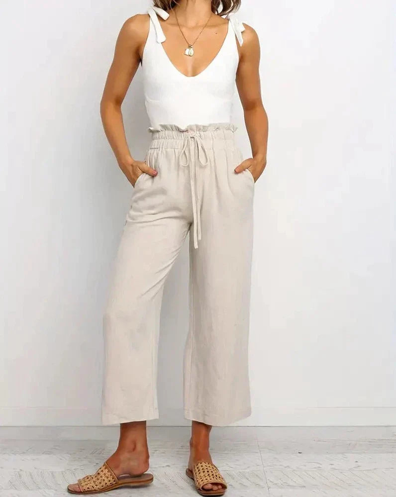 Yamira - Pantalon en lin confortable