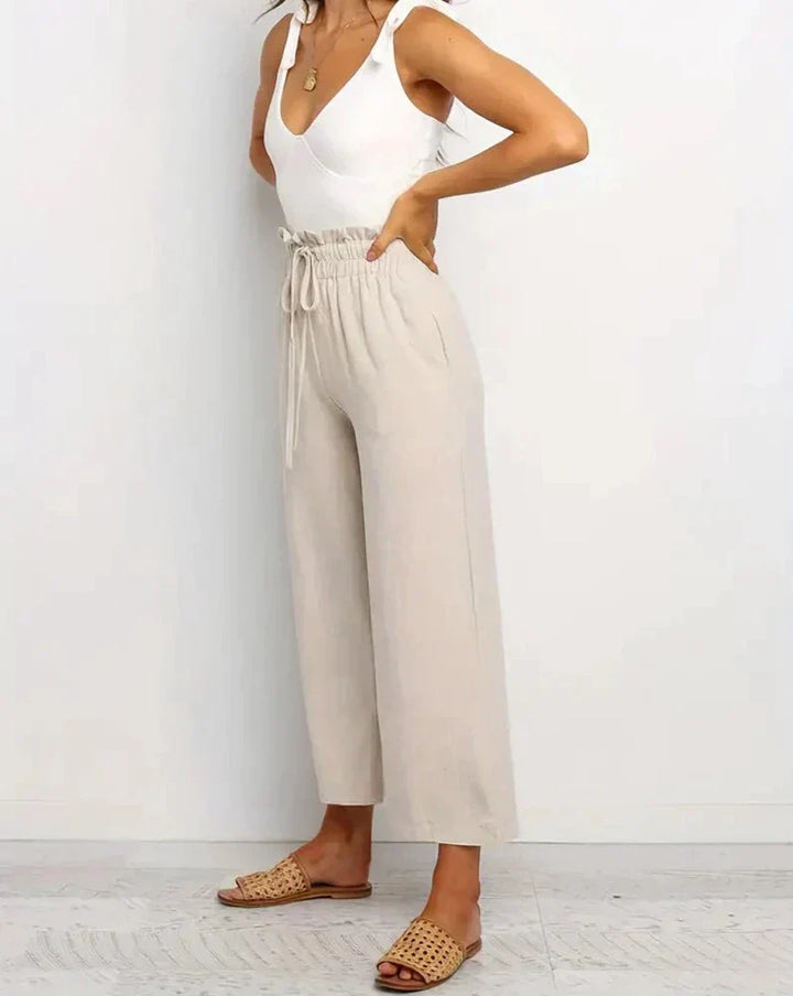 Yamira - Pantalon en lin confortable