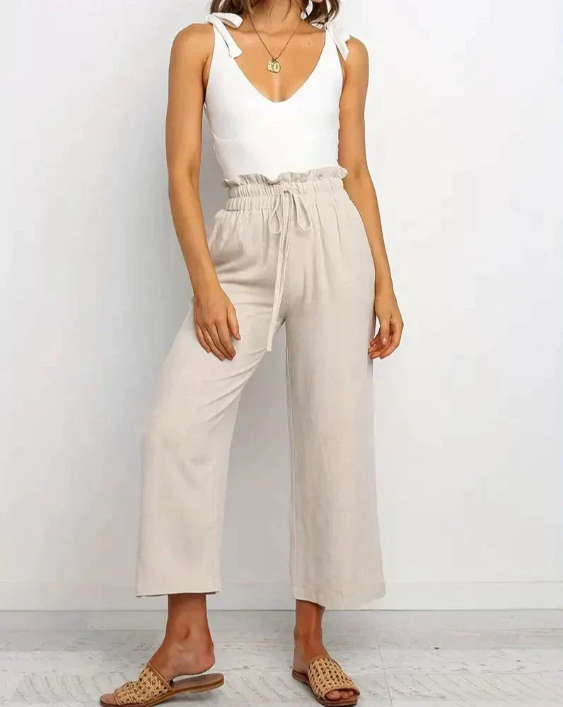 Yamira - Pantalon en lin confortable