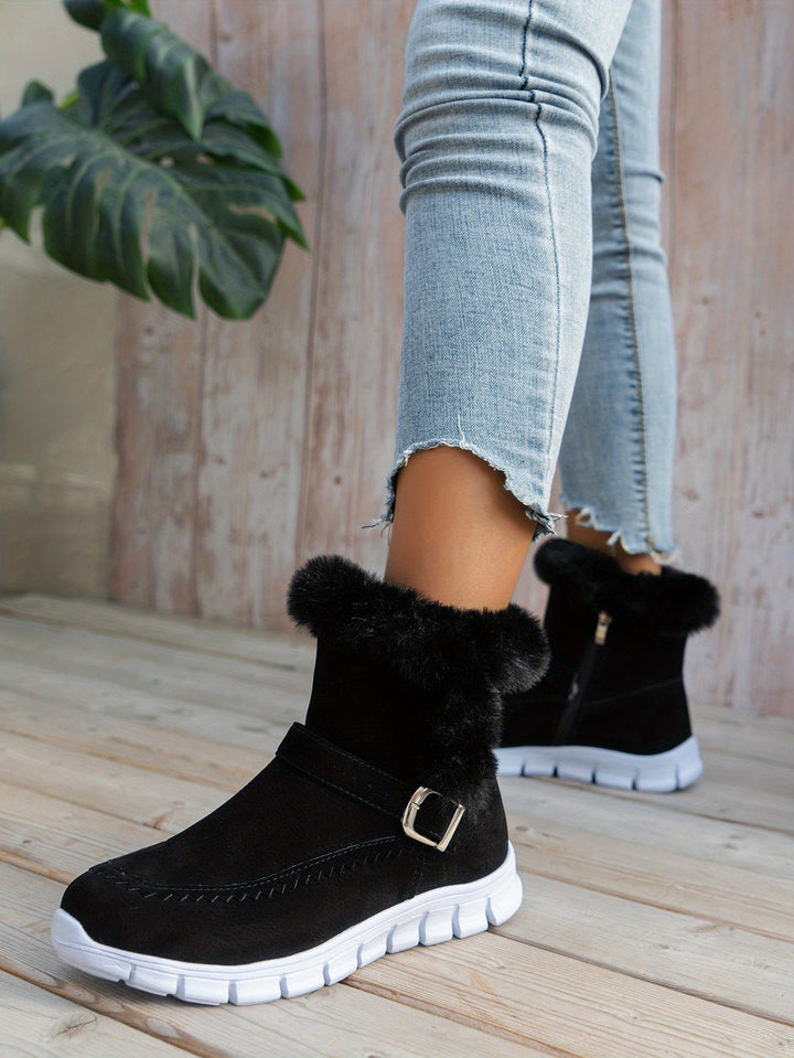 Adriany chunky-sole winter boots in Black