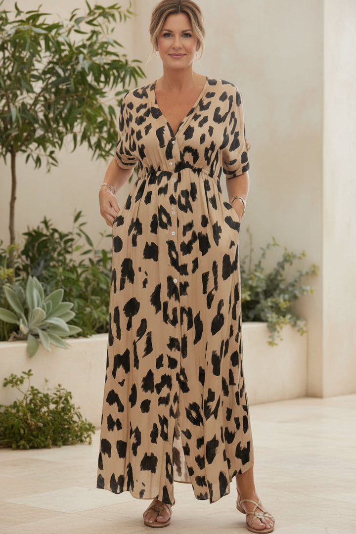 BONNIE - STYLISH LEOPARD DRESS