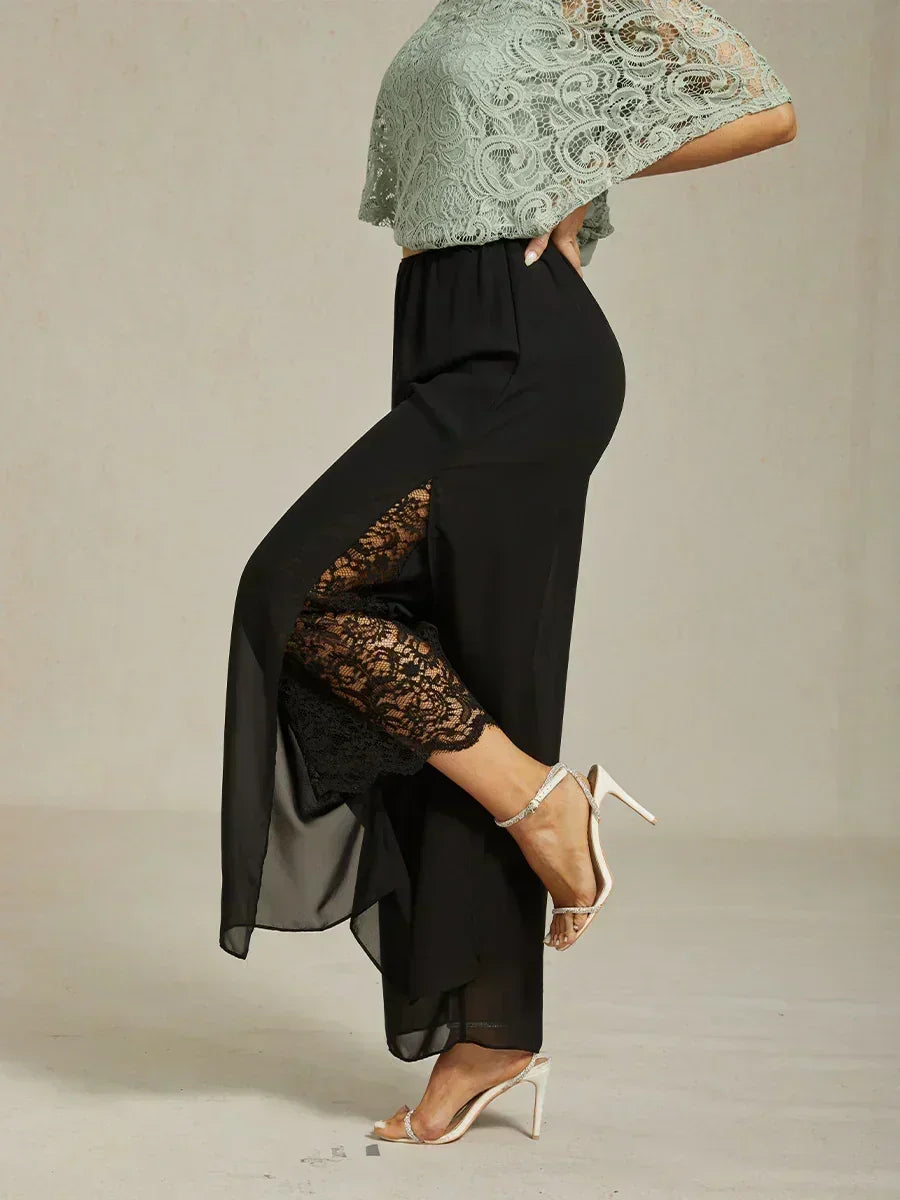 Fluressa | Pantalon fluide à ourlet fendu