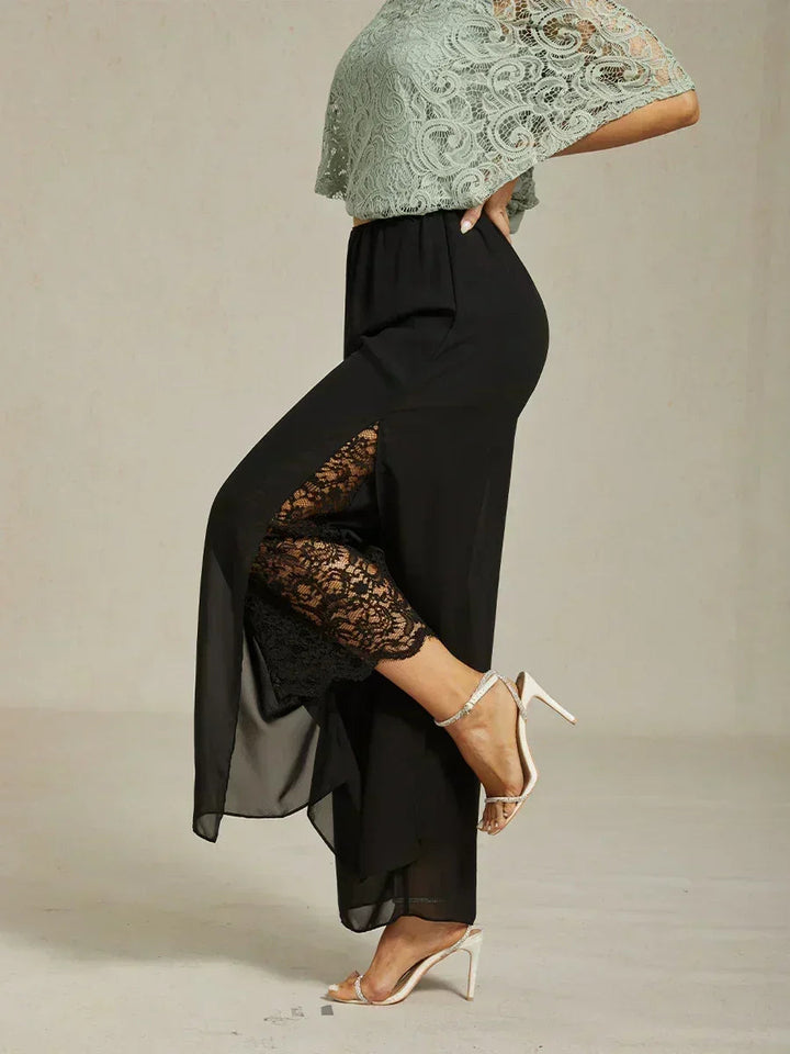 Fluressa | Pantalon fluide à ourlet fendu
