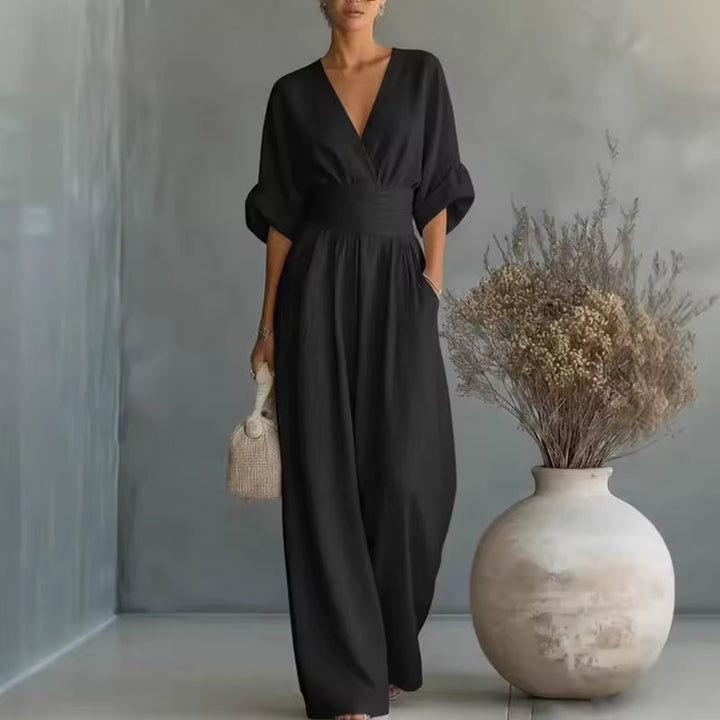 Georgina™ | Elegant Jumpsuit with V Neck