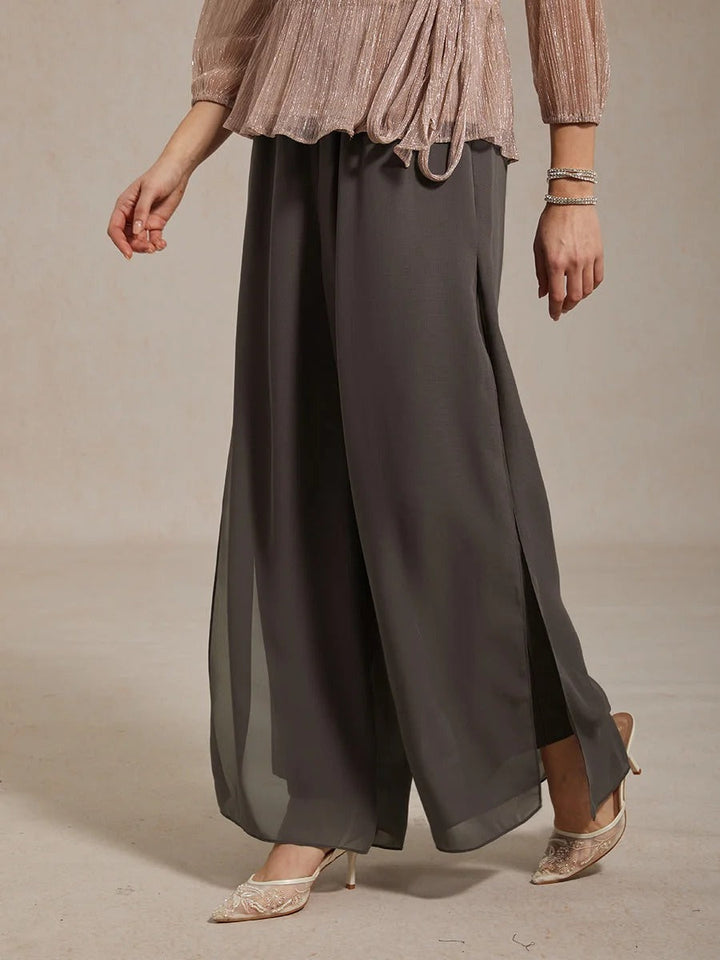 Fluressa | Pantalon fluide à ourlet fendu