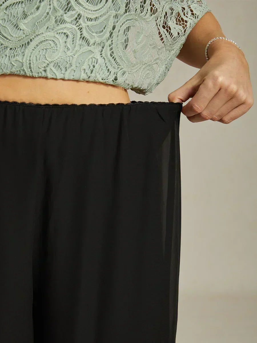 Fluressa | Pantalon fluide à ourlet fendu