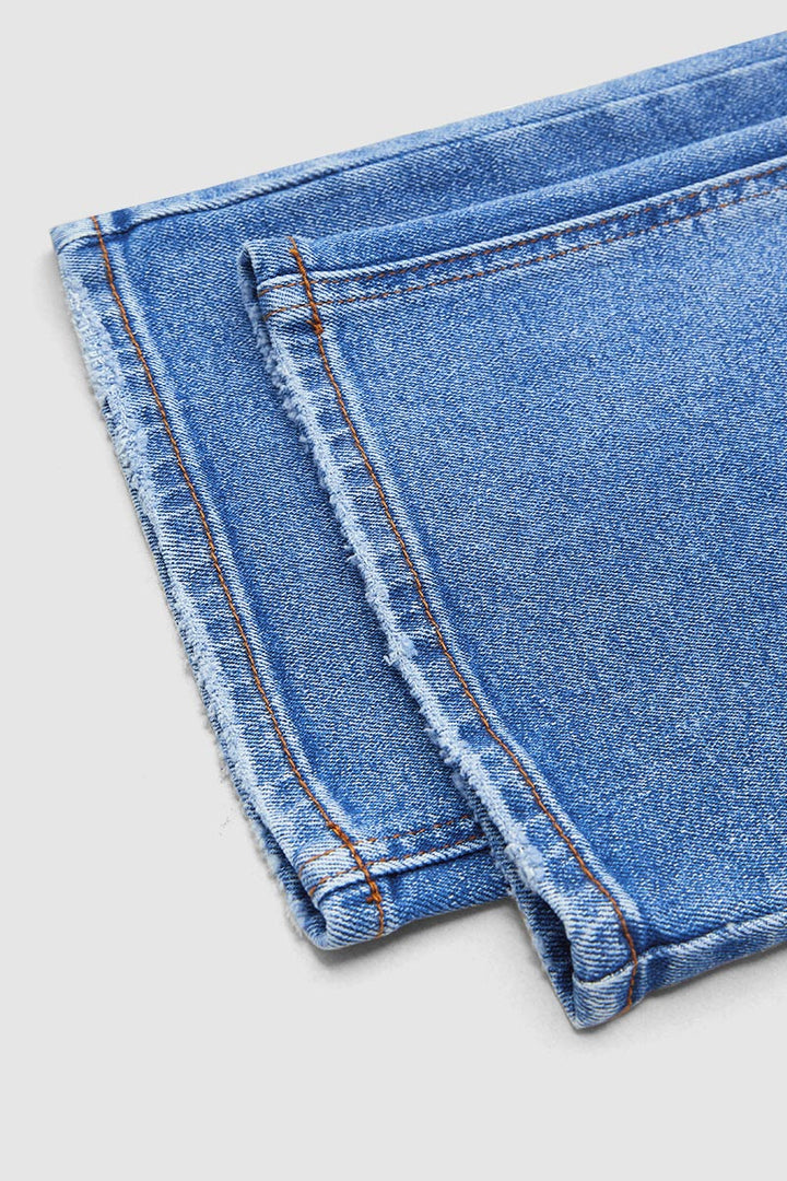 Denvara | Jeans Droit Taille Mi-Basse
