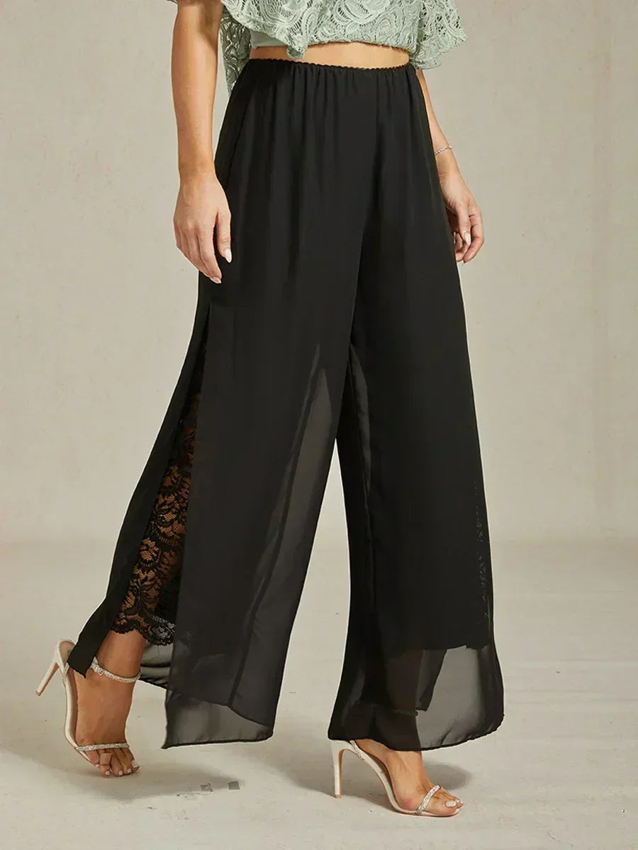 Fluressa | Pantalon fluide à ourlet fendu