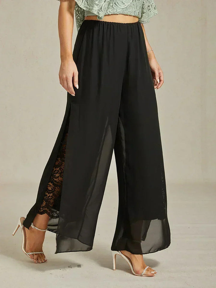 Fluressa | Pantalon fluide à ourlet fendu