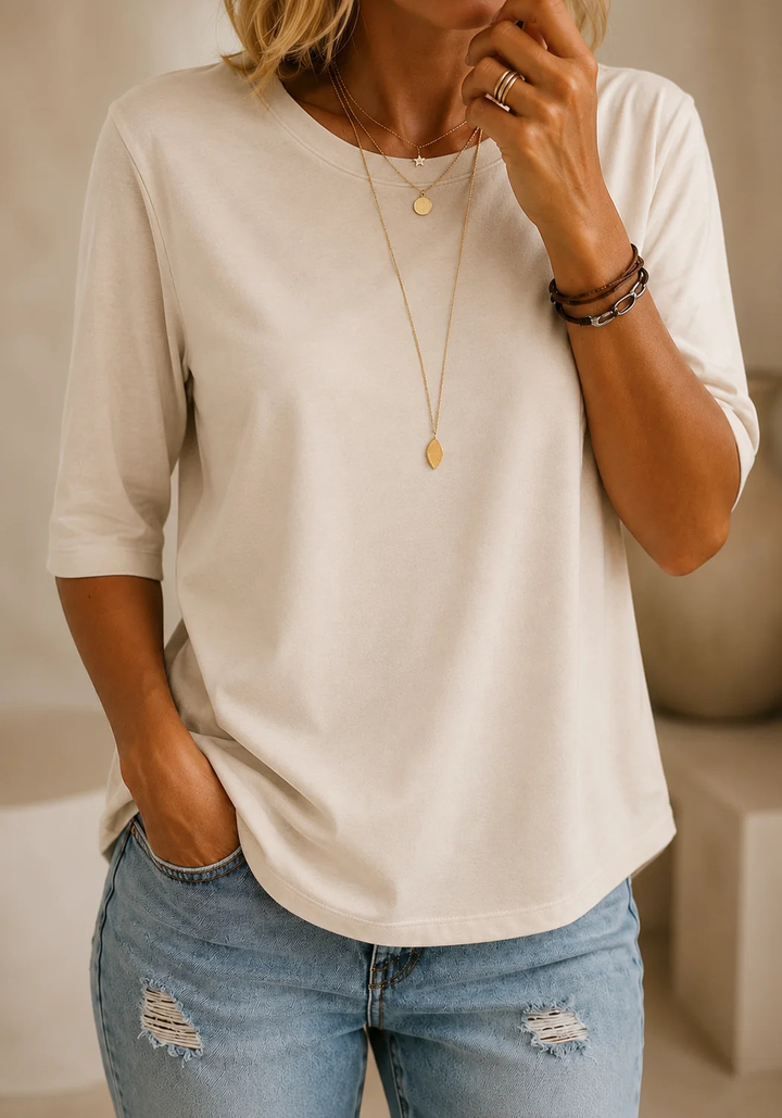 Harper™ - Relaxed Everyday Half-Sleeve Tee
