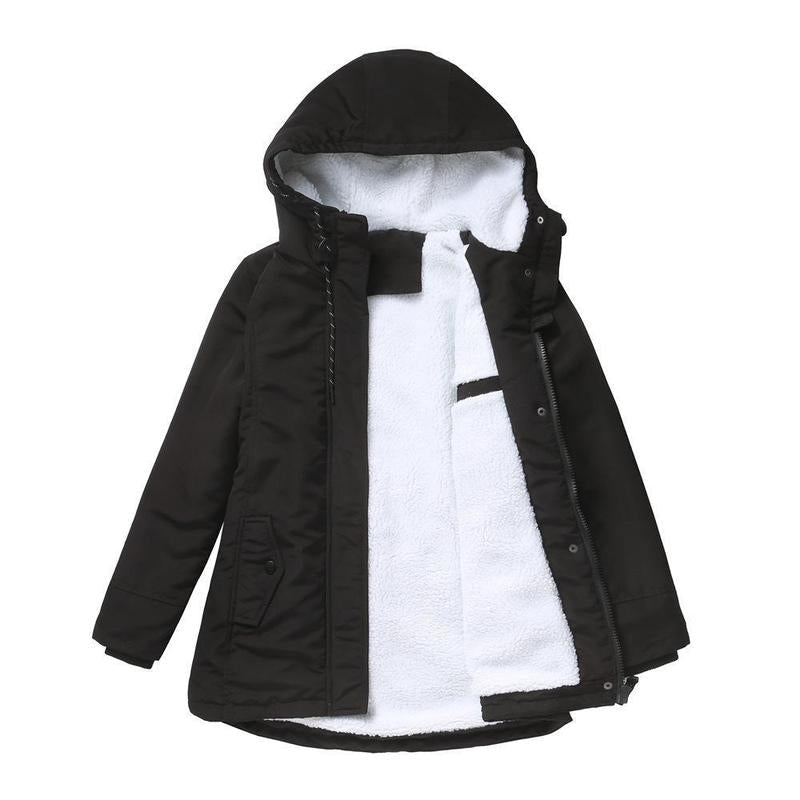 AMINA™ | Manteau d’Hiver Doublé Matelassé