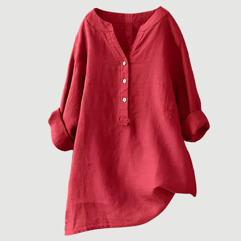 Johanne - Blouse élégante à boutons