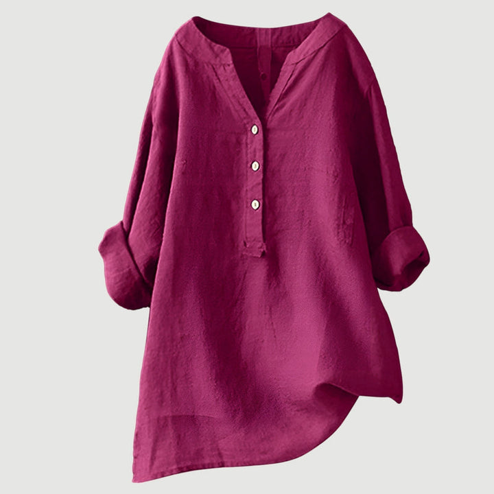 Johanne - Blouse élégante à boutons