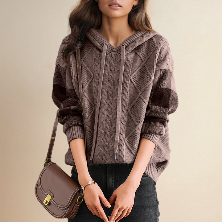 Leonie™ | Pull Jacquard à Capuche
