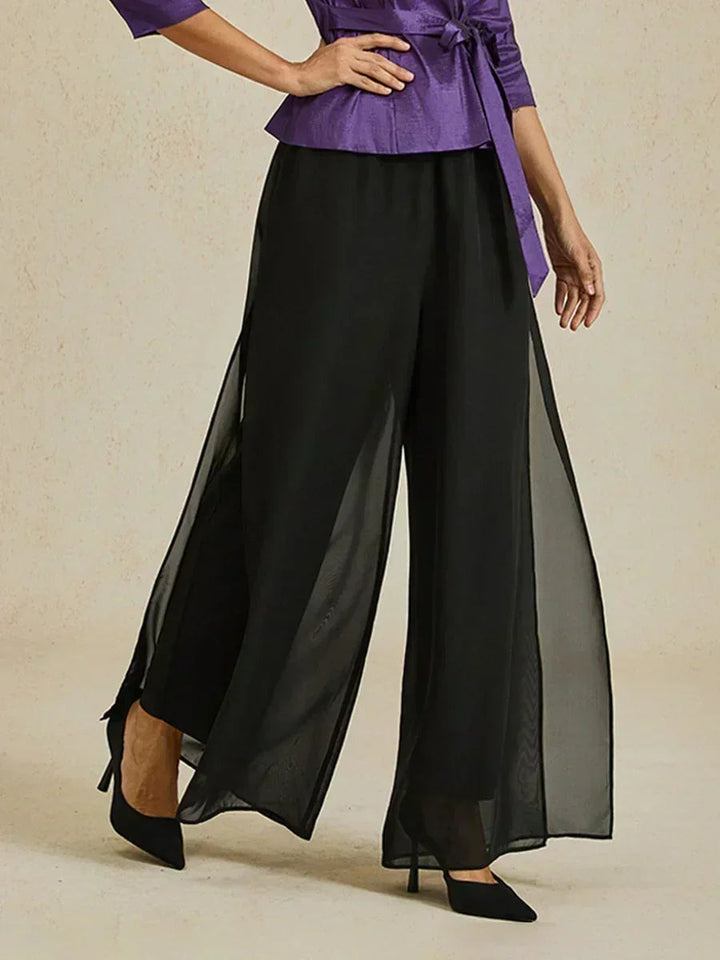 Fluressa | Pantalon fluide à ourlet fendu