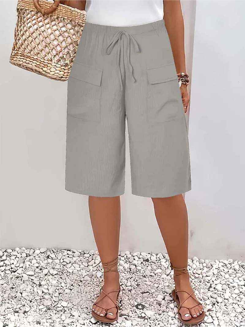 Lina™ – Short confortable à taille élastique élégante