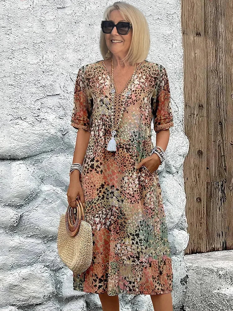 Robe Midi Vibrante Maya