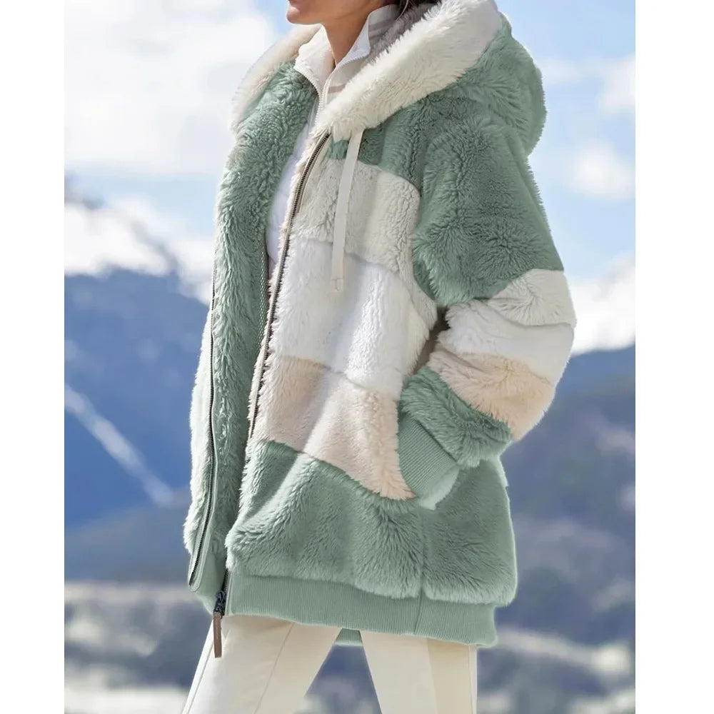 FRANZI | Manteau matelassé en fourrure