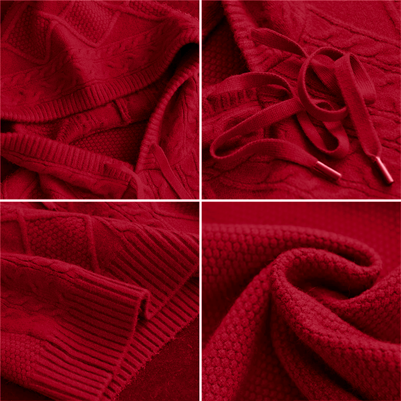 Leonie™ | Pull Jacquard à Capuche