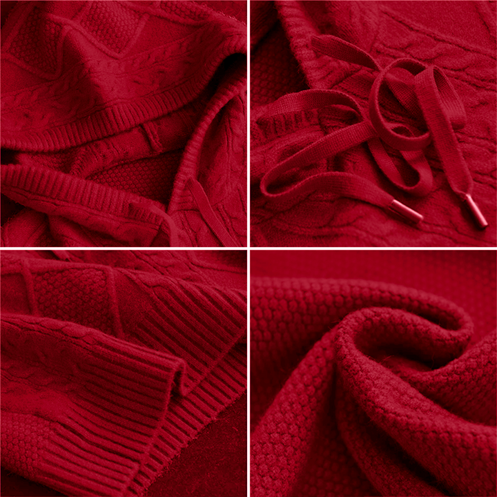 Leonie™ | Pull Jacquard à Capuche