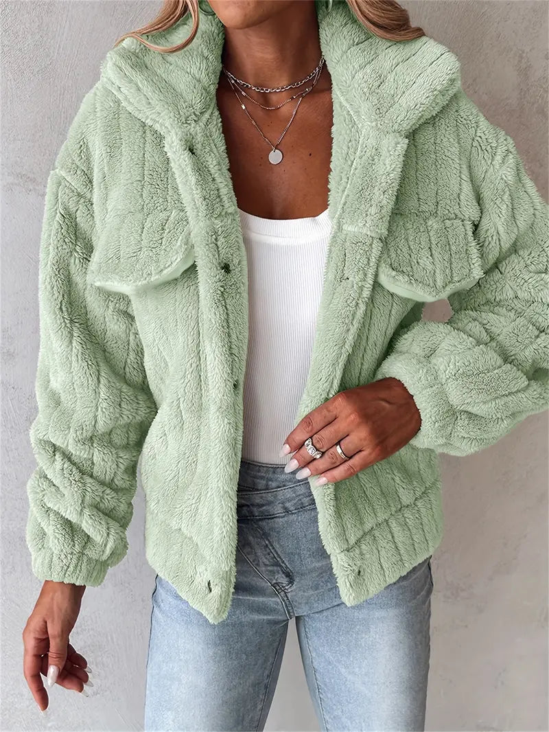 ARLETTE™ | Veste Peluche Élégante