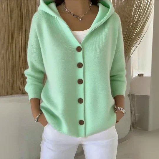 Rocío | Hooded Knit Cardigan