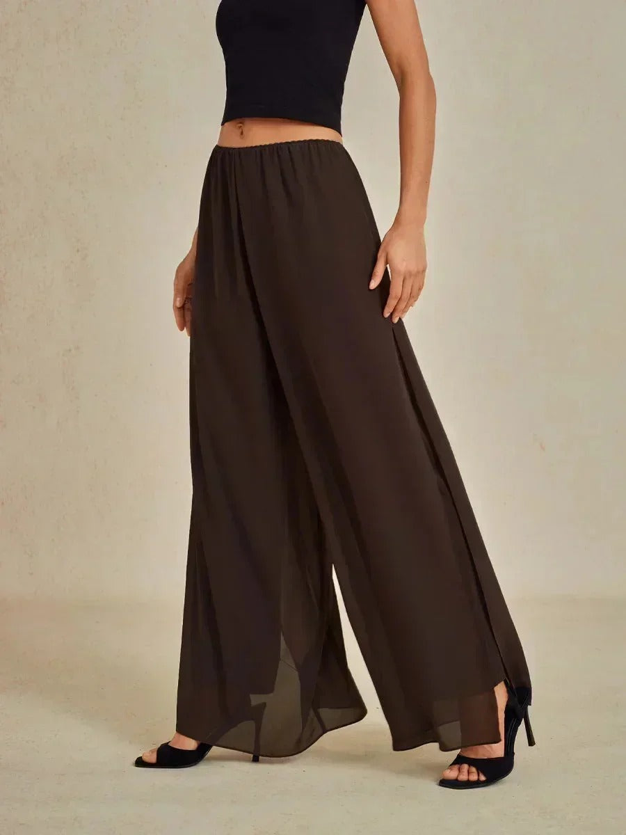 Fluressa | Pantalon fluide à ourlet fendu