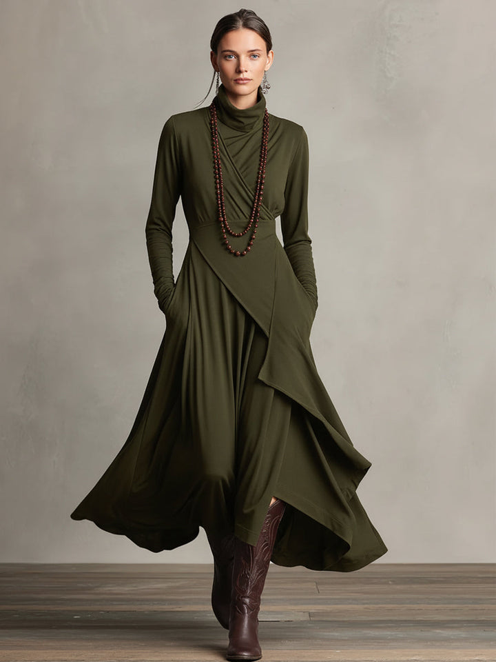 Natalie | Robe Drapée Élégante