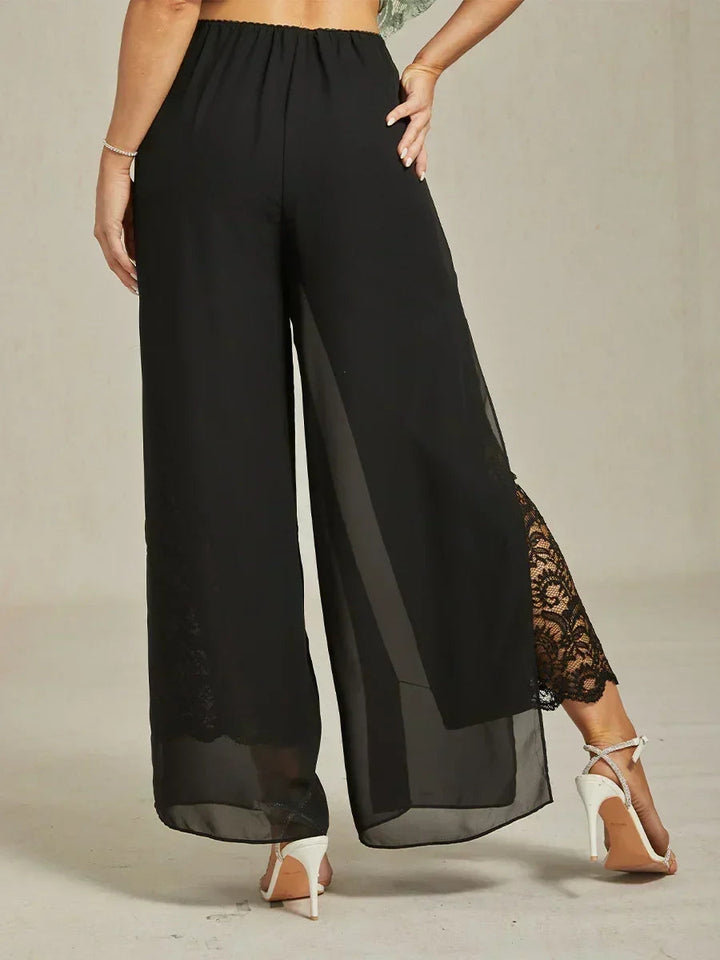 Fluressa | Pantalon fluide à ourlet fendu